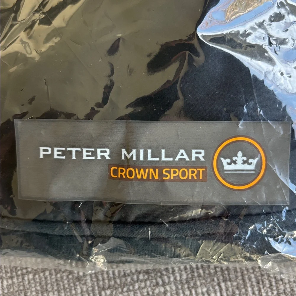 Peter Millar Men's Black Windbreaker - Picture 2 of 4